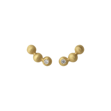 Pebbles 3 studs - Forgyldt fra Bybiehl