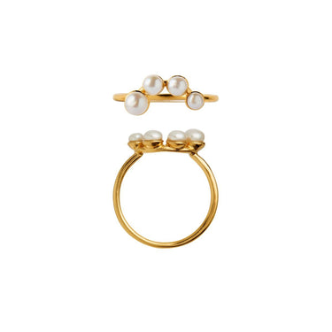 Pearl Berrie Ring - Forgyldt fra Stine A Jewelry