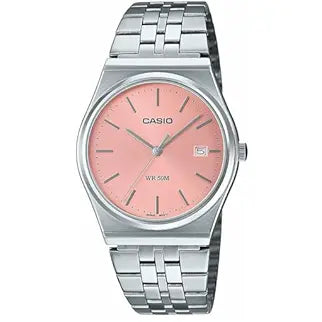 Basic 4393 Ur - Sølv/Lyserød fra Casio