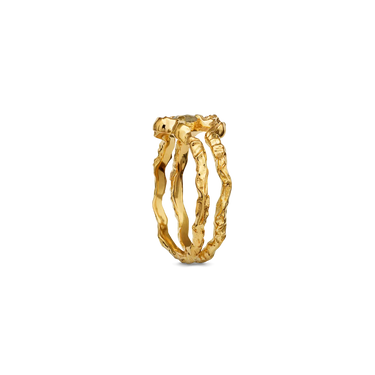 Shelly Ring - Forgyldt fra Maanesten