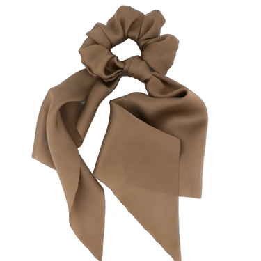 Satin Bånd Hårelastik - Coffee fra Mads Z Studio Z