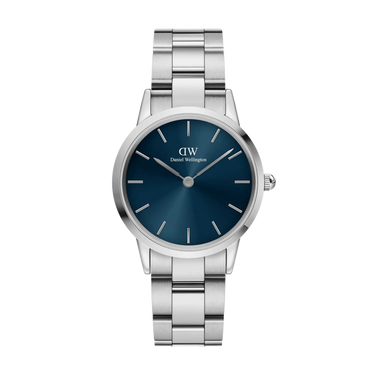 Iconic Link Arctic 32 mm - Sølv/Blå fra Daniel Wellington