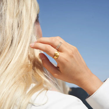 Sparkle ring - Forgyldt fra Bybiehl