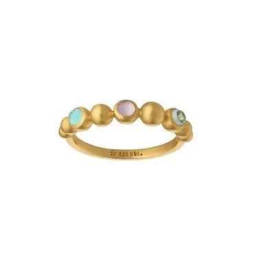 Pebbles band color ring - Forgyldt fra Bybiehl