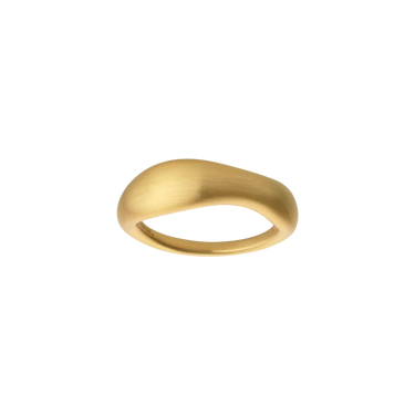 Ocean flow ring - forgyldt fra Bybiehl