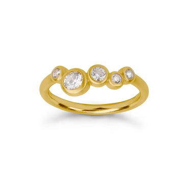 Stardust Ring - Forgyldt fra Bybiehl