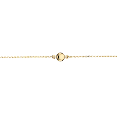 Armbånd m. halvkugler - 8 kt. Guld fra Scrouples Jewellery