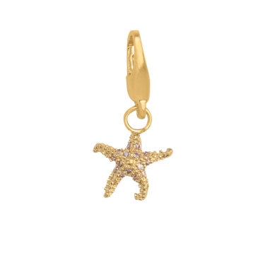 Starfish Charm - Forgyldt Metalblanding fra Bybiehl