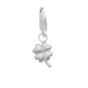 Lucky Four Leaf Charm - Sølv fra Bybiehl