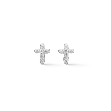 Faithful Cross Øreringe - Sølv
