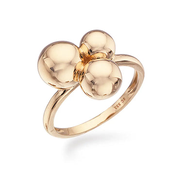 Ring kugler - 8 kt. Guld fra Scrouples Jewellery