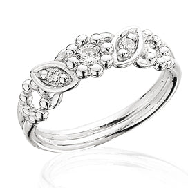 Ring syn.zir. sølv fra Scrouples Jewellery