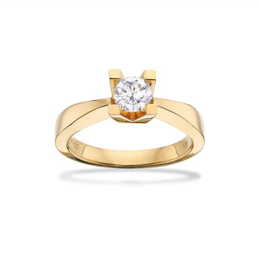 Kleopatra Ring m. 0,50 ct. H-W/SI - 14 kt. Guld fra Scrouples Kleopatra