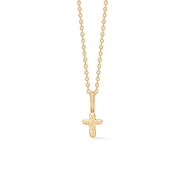 Faithful Cross Halskæde - Forgyldt Sølv
