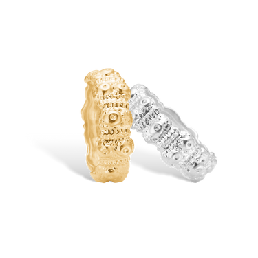Urchin Elegance Ring - Forgyldt