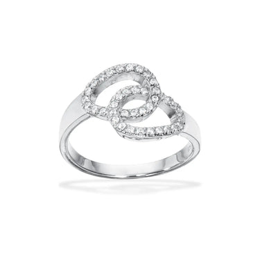 SoHo ring dråber syn.zir. sølv rh. fra Scrouples Jewellery