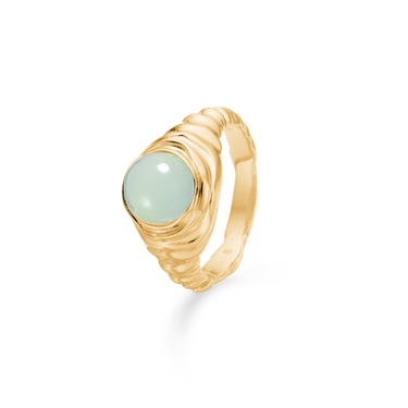 Endless Waves Ring - Forgyldt