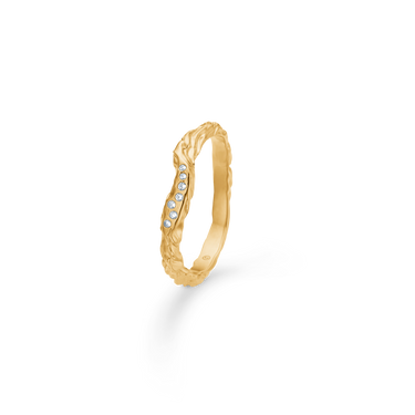 Glint Ring - Forgyldt Sølv