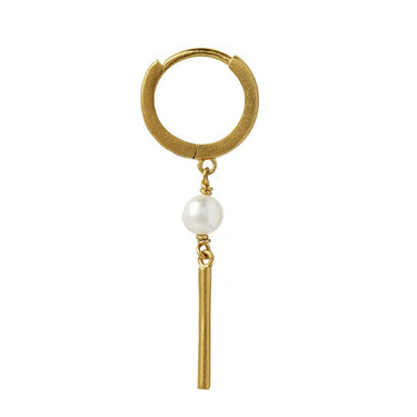 Huggie Øreringe - Forgyldt fra Stine A Jewelry