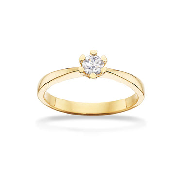 Vida Ring 0,20 ct. - 8 kt. Guld fra Scrouples Vida