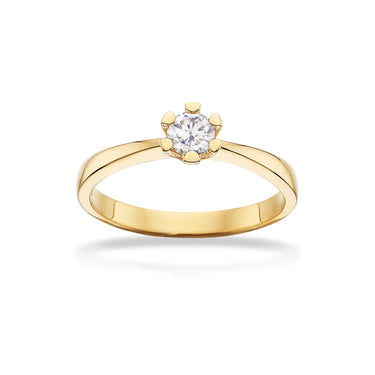 Vida Ring 0,25 ct. - 8 kt. Guld fra Scrouples Vida