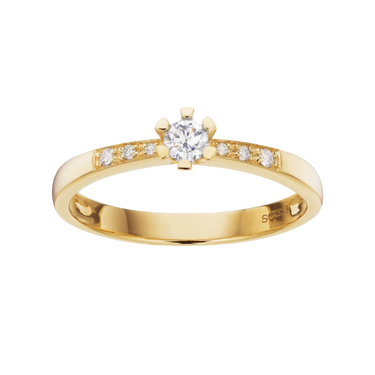 Vida Darling ring 0,20 +0,04 H-W/P1 8 kt fra Scrouples Vida