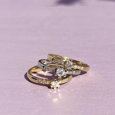 Vida Darling Ring 0,15 ct. +0,04 - 8 kt. Hvidguld