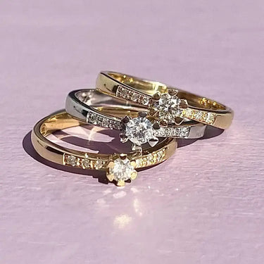 Vida Darling ring 0,15 +0,04 H-W/P1 8 kt fra Scrouples Vida