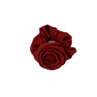 Satin Rose Hårelastik - Dark Red fra Mads Z Studio Z