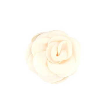 Satin Rose Hårklemme - Cream fra Studio Z