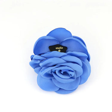 Satin Rose Hårklemme - Petrol fra Mads Z Studio Z