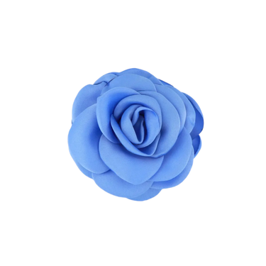 Satin Rose Hårklemme - Petrol fra Studio Z