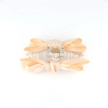 Satin Sløjfe Hårklemme - Cream fra Mads Z Studio Z