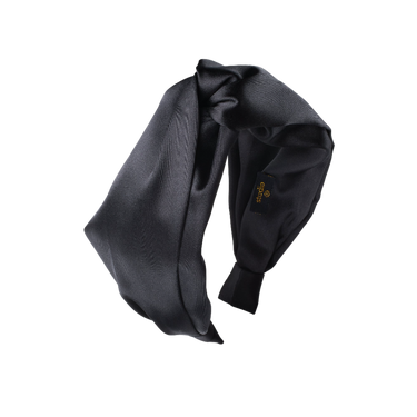 Satin Rose Hårbøjle - Black fra Mads Z Studio Z