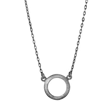 Oxyderet sølvkæde 45+5 cm m. c fra Nordahl Jewellery