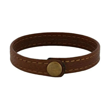 SON armbånd brun kalveskind 21cm 12mm fra Son Of Noa