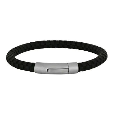 SON Armbånd sort kalvskind 23cm fra Son Of Noa