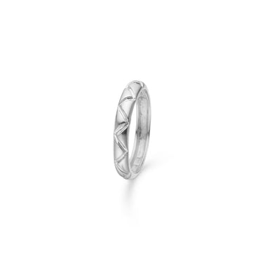 Cross ring - Sølv fra Mads Z Studio Z