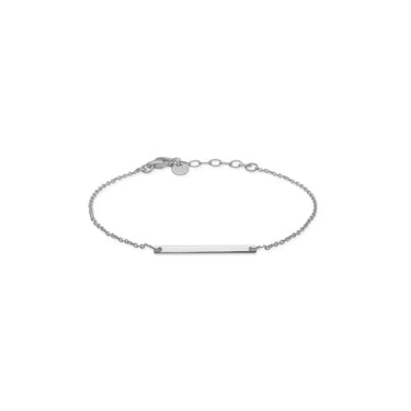 Armbånd m. plade - Sølv fra Mads Z Studio Z