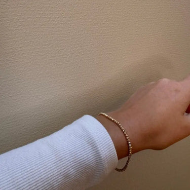 Lucca Armbånd - 8 kt. fra Mads Z White Label Guld