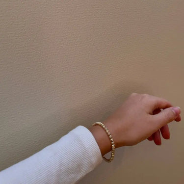 Lucca Armbånd - 8 kt. fra Mads Z White Label Guld
