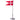 Flagstang 40 cm - Fortinnet fra Noa Kids