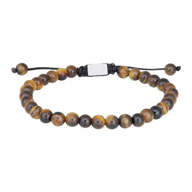 Kugle armbånd - Yellow Tiger Eye fra Son Of Noa