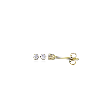 Mini Sparkle Ørestikker - 8 kt. Guld fra Gold Essentials by Plaza