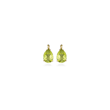 Peridot Ørestikker - 8 kt. Guld