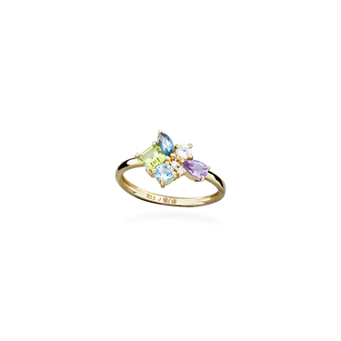 Simple Spring Ring - 8 kt. Guld fra Gold Essentials