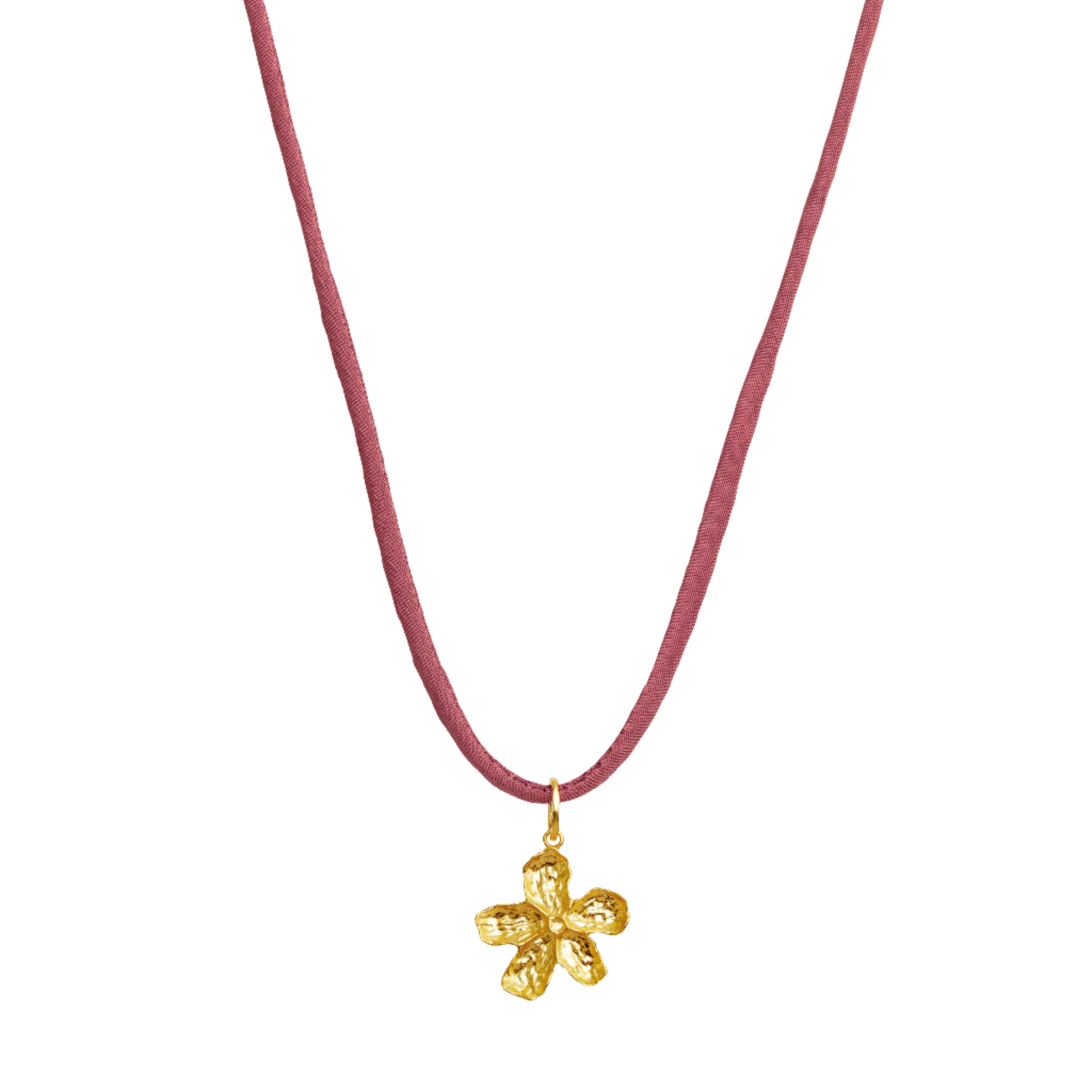 Rosa Choker - Forgyldt fra Maanesten