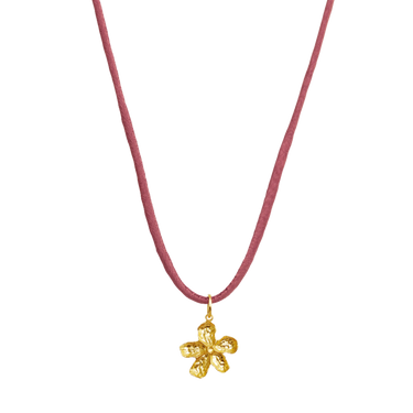 Rosa Choker - Forgyldt fra Maanesten