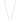 Marguerit collier m. hjerte 1x5 mm - Forgyldt fra Lund Copenhagen