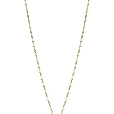 Marguerit collier m. hjerte 1x5 mm - Forgyldt fra Lund Copenhagen
